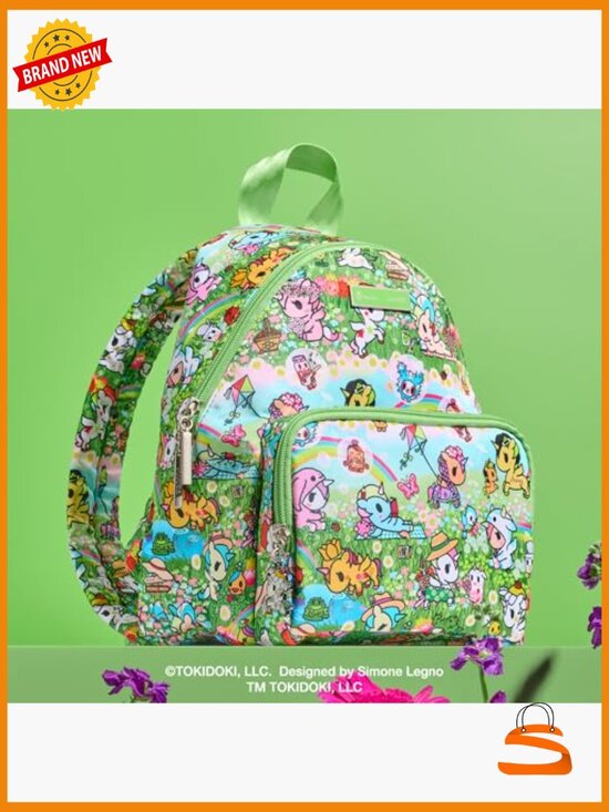 Mini Backpack Purse with Zipper Pockets, Lightweight Travel Bag main image 5